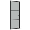 thumbnail image 6 of vidaXL 1 Piece Black Matt Interior Door 32.7"x79.3" 1.4" Thickness Glass and Aluminum Frame, 6 of 6
