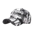 thumbnail image 1 of Gorra de béisbol para hombre, moderna, deportiva, de algodón, para el sol, clásica, transpirable y ligera. Negro, 1 of 9