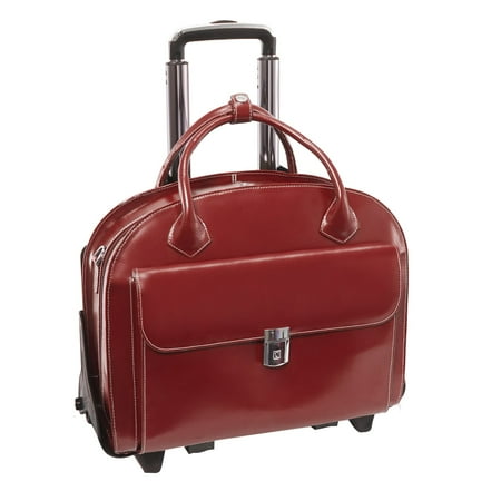 McKlein USA Glen Ellyn 2-in-1 Removable-Wheeled Briefcase