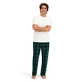 thumbnail image 2 of Hanes Men's Cozy Microfleece Pajama Sleep Pants, 2-Pack, Sizes S-2XL, 2 of 9