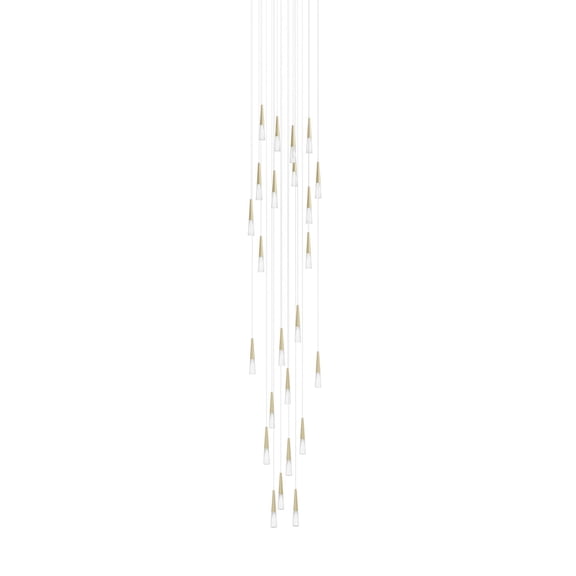 Avenue Lighting HF7725-BB Pendants Brushed Brass Encino Brushed Brass
