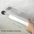 thumbnail image 4 of Soporte de Toalla de Papel Montada en la Pared, Instalació de Perforació de Acero inoxidable inoxidable del Soporte de Papel del Gabinete Auto Adhesivo para envolta para la la, 4 of 7