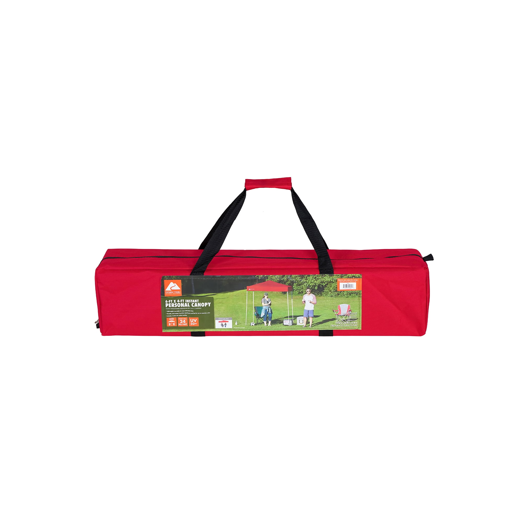 Ozark Trail 4' x 6' Brilliant Red Instant Pop-up Outdoor Canopy Shelter
