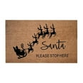 thumbnail image 4 of EaseDay Funny Doormat for Front Door Entrance, Merry Christmas Holiday Welcome Mat, Heavy Duty Outdoor Coir Door Mats for Front Porch Patio Home Decor Gift, 4 of 4