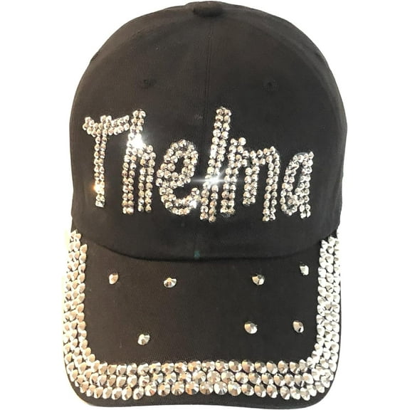 Popfizzy Bling Thelma Hat for Women, Rhinestone Bestie Gifts for Women, Best Friend Apparel, for Women