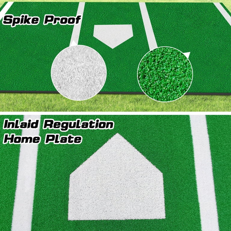 Home plate shop batting mat