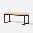 thumbnail image 6 of Rugerasy Bedroom Bench, End Of Bed Bench With High-density Sponge, 4 Solid Wood Legs, Non-slip Mat, Padded Seat, Entryway Bench For Living Room, Hallway, 6 of 8