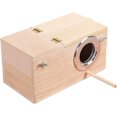 thumbnail image 1 of Pet Wood Parakeet Budgie Cockatiel Breeding Nesting Bird Avery Cage Box (m), 1 of 5