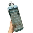 thumbnail image 1 of SAYOO Taza de agua con pajita de silicona, mango 2000ML Botella deportiva a prueba de fugas de gran capacidad SAYOO  Moda, 1 of 4