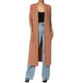 thumbnail image 1 of TheMogan Women's PLUS Long Open Front Drape Soft Knit Duster Long Sleeve Maxi Cardigan, 1 of 1