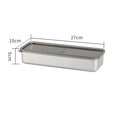 thumbnail image 5 of Food Storage Container Stainless Steel Kitchen Storage Box with Leakproof Lid Kitchen Accessories 1000ML, 5 of 5