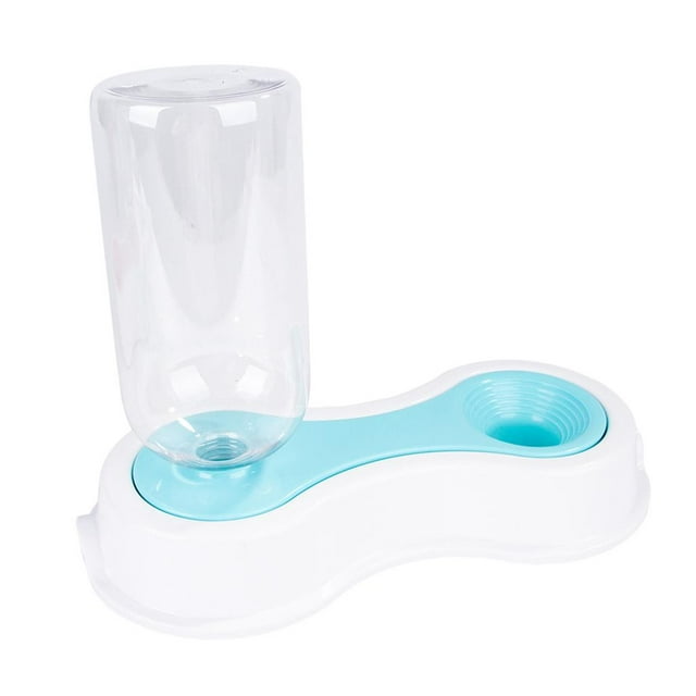 Alimentadores automáticos de agua para mascotas, antideslizante, portátil de plástico Azul Gloria Alimentador de agua para mascotas