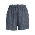 thumbnail image 4 of Time and Tru Women's Linen Shorts, 4 of 5