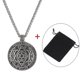 thumbnail image 1 of Solomon Seal Necklace Hexagonal Star 12 Constellation Stainless Steel Vintage Pendant Women Men S Protective Amulet Jewelry--Silver2-Product code 3774 Silver2, 1 of 4