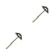 thumbnail image 2 of Yuarrent Azada Manual para aflojar el suelo, deshierbe, jardinería, rastrillo de malas hierbas, extractor de flores, accesorios de granja para patio 30x16cm 2piezas Yuarrent CBP163729, 2 of 5