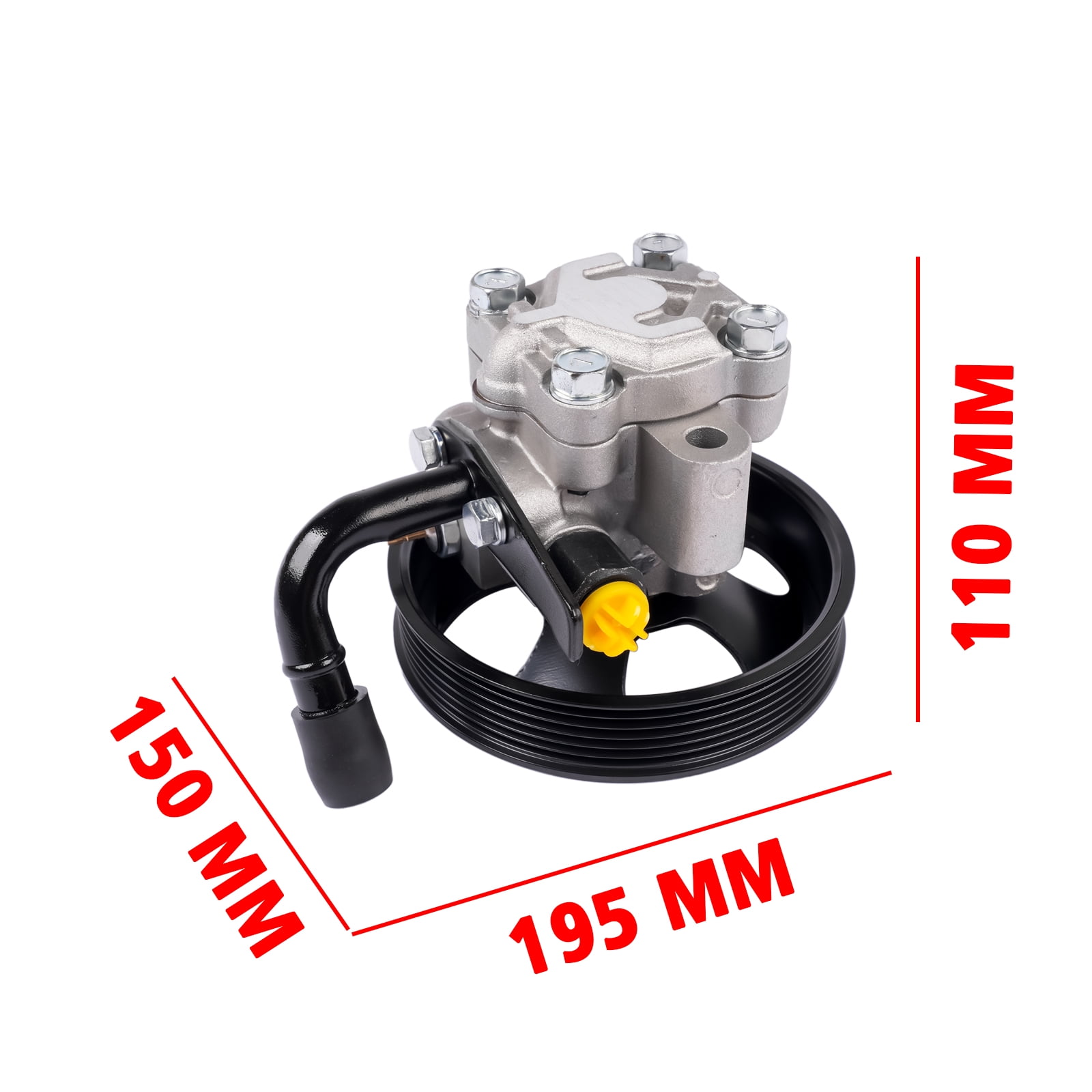 GELUOXI Power Steering Pump for Hyundai Santa Fe Sonata Kia Magentis Optima Sedan SUV 2001-2006 1Pc