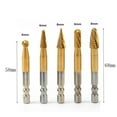 Rotary Burrs Files 6.35Mm Shank Milling Cutter Bit for Metal Wood Power
