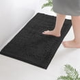 thumbnail image 2 of SNNROO Plush Cream Microfiber Bath Rug  20” x 30”  Non-Slip, 2 of 8