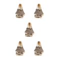 thumbnail image 3 of Youkk Pet Clothes For Dogs Apposite Size Comfortable And Convenient Warm Khaki stripe S 5Set, 3 of 6