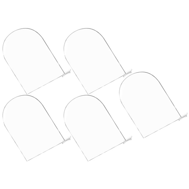 HOOWIFFY 5Jgo Tarjetas Acrílicas Transparentes Para Con Soporte Reutilizables Y Resistentes
