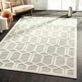 thumbnail image 4 of HomeRoots 8' X 10' Gray And Ivory Geometric Stain Resistant Indoor Outdoor Area Rug, 4 of 10