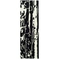 thumbnail image 3 of SAFAVIEH Soho Alura Abstract Wool Area Rug, Black/White, 2' x 3', 3 of 10