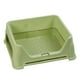 thumbnail image 1 of Inodoro para perros Bandeja para orinal para perros Valla elevada antisalpicaduras con pared de protección Bandeja para orinal para cachorros Animales verde, 1 of 9