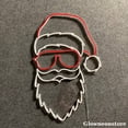 thumbnail image 3 of Glowneon Cool Santa Claus Neon Sign, Santa Claus With Glasses Led Sign, Custom Santa Claus Neon Led, 3 of 4