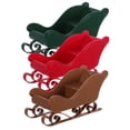thumbnail image 1 of 3 Trineos Navideños de Papá Noel - Trineo pequeño de plástico único para decoración de escritorio, cesta o cuenco, ideal para crear un ambiente festivo en interiores y exteriores durante las fiestas., 1 of 8