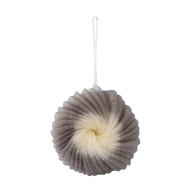 Bañera de flores de caracol de doble capa con gancho, varios colores opcionales, súper suave y agradable para el baño, regalo de vacaciones