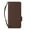 Brown, variant on Case for Blu View 5 /View 5 Pro Magnetic Phone Case RFID Shielded Credit Card Holder with Wristband Magnetic Buckle Leather Phone Case