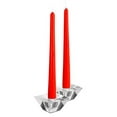 thumbnail image 4 of Hyoola 14" Red Dripless European Made Taper Candles, Unscented Paraffin Wax with Cotton Wicks, 12-Pack, 4 of 5