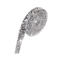 thumbnail image 4 of Cinta de plástico con diamantes de imitación para boda, cinta brillante para manualidades, adorno de cinturón para vestido de novia, blanco plateado, 10 mm Advancent HA7767-01B, 4 of 6