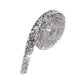 thumbnail image 4 of Cinta de plástico con diamantes de imitación para boda, cinta brillante para manualidades, adorno de cinturón para vestido de novia, blanco plateado, 10 mm Vogacara HA7767-01B, 4 of 6