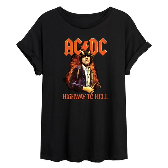 ACDC - Halloween - Highway To Hell - Women's Oversized T-Shirt