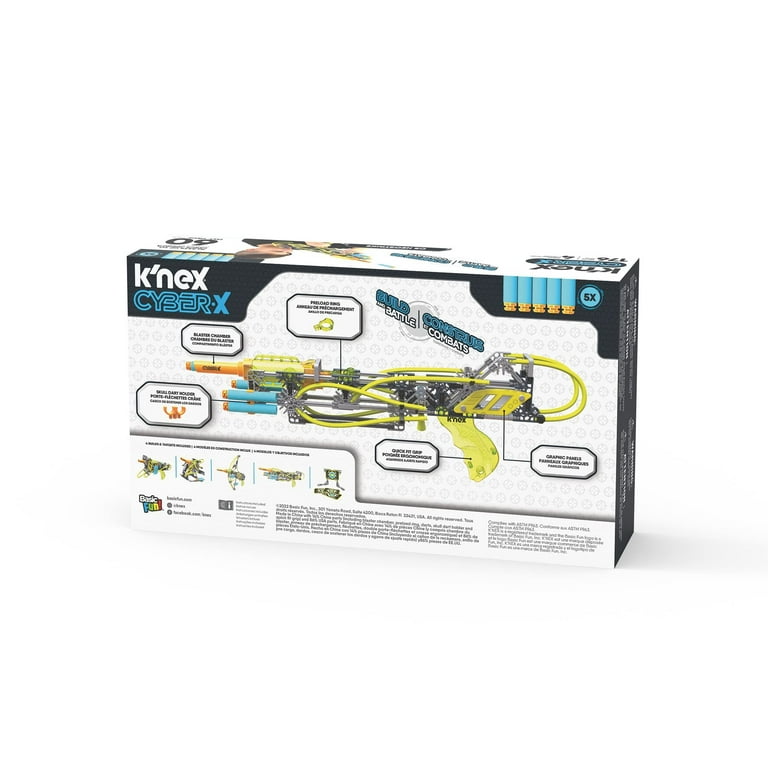 K'NEX Cyber-X C5 Neostrike - Blasts up to 60 ft - 176 Pieces K'NEX Cyber-X C5 Neostrike - Blasts up to 60 ft - 176 Pieces