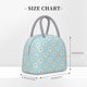 thumbnail image 2 of Easygdp Daisies Flowers Bolsa de Almuerzo Insulada Grande, Forro de Aluminio, Diseño Espacioso, a Prueba de Fugas, Ideal para Trabajo, Picnics, Viajes y Actividades al Aire Libre, 2 of 6