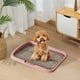 thumbnail image 5 of Inodoro para perros para entrenamiento de ir al baño, orinal desmontable y lavable específico para mascotas, diseños fáciles de limpiar para perros pequeños y medianos, marco de metal, 5 of 9