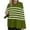 Green1, variant on Timegard Sweaters for Women Striped Drop Shoulder Side Split Long Sleeve Pullover Fall Winter Knit Tops