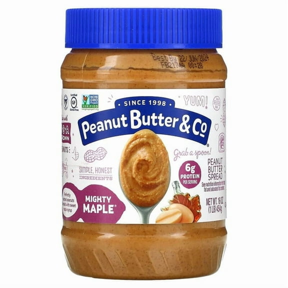 Peanut Butter & Co. Peanut Butter Spread Mighty Maple 16 oz Pack of 2