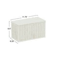 thumbnail image 2 of Household Essentials Small Wicker Basket with Lid, Multipurpose Storage Basket for Bathrooms, Shelves, Desks, Vanities, Closets and More, 2 of 11