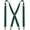 Dark Green, variant on Mens Solid Color Suspender with 4 Clips Adjustable Braces