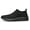 All Black, variant on ADQ Women's Slip on Shoes Casual Shoes Lightweight Breathable Anti-Slip Sneakers