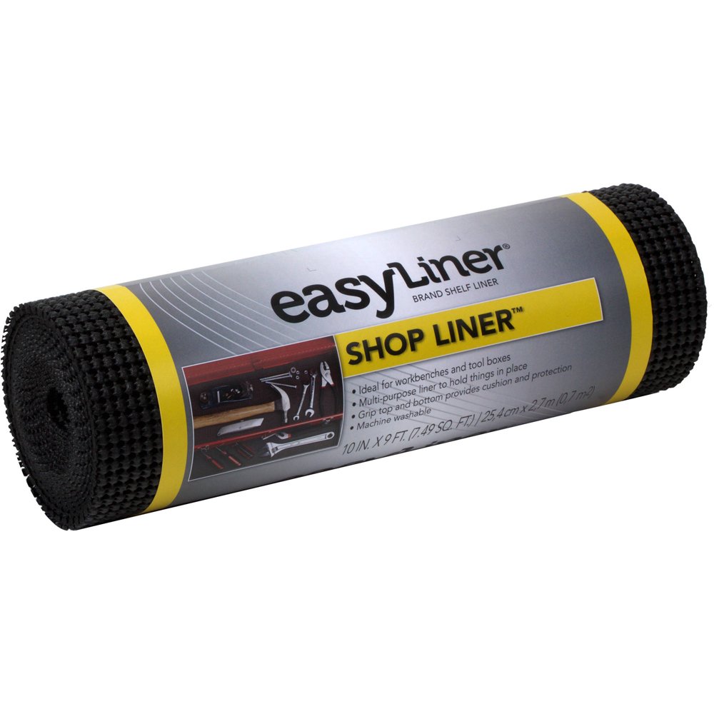 EasyLiner Select Grip 10 In. x 9 Ft. Tool Box Liner, Black Walmart