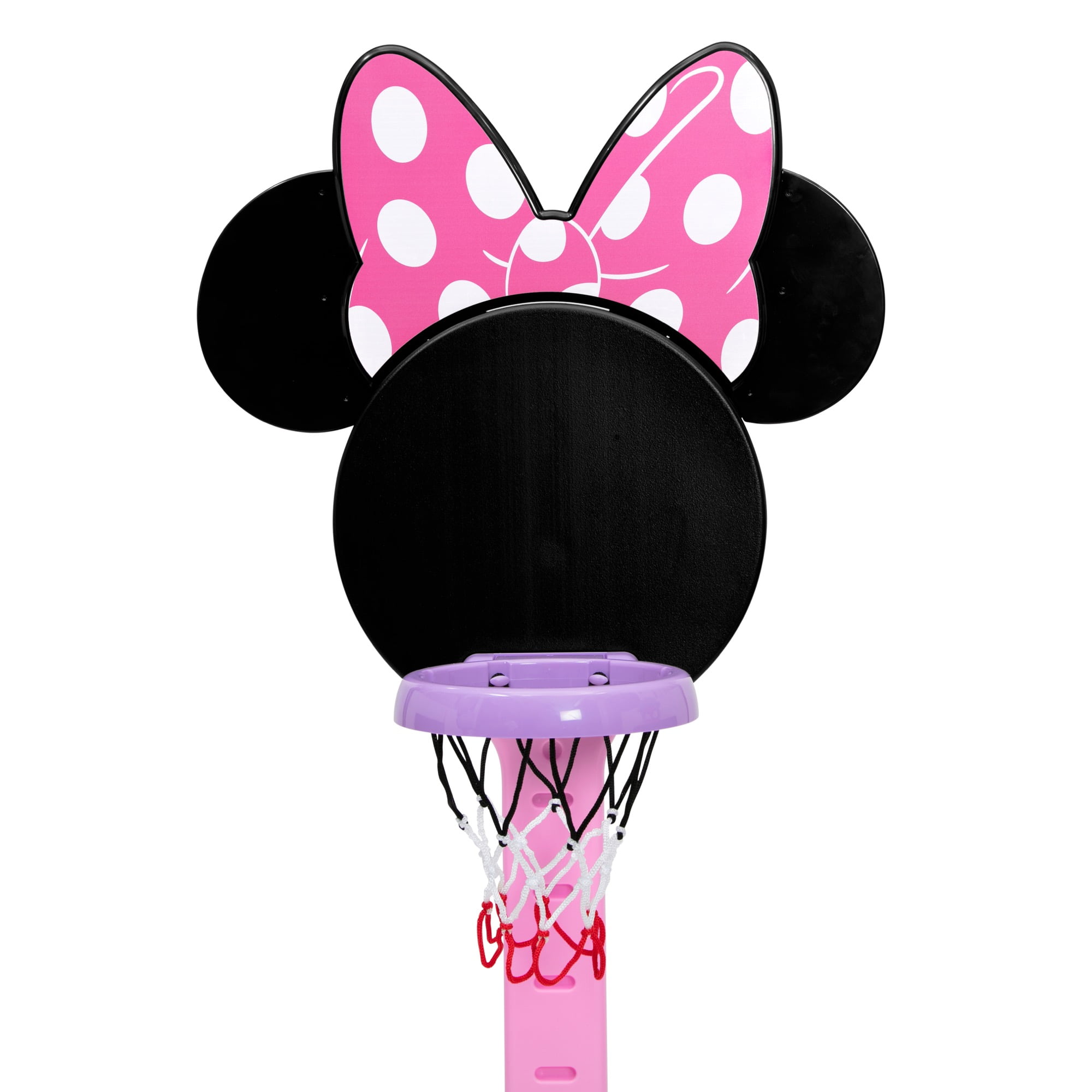 Minnie Mouse Plastic Basketball Set by Delta Children – Includes Basketball Hoop, 1 Basketball and Ball Pump