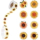 thumbnail image 3 of Sunflower Stickers Roll 500 PCS Self Adhesive Sunflower Wall Stickers 1 Inch Sunflower Stickers for Crafts Sunflower Decals Summer Flowers Decorative, 3 of 5