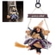 thumbnail image 3 of Decoraciones colgantes de Halloween, accesorios de bruja animados para decorar el palo de escoba, decoración de Halloween, muñecas, colgante de casa encantada, 1 pieza (amarillo) oso de fresa Electrónica, 3 of 5