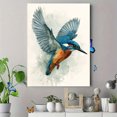 thumbnail image 4 of Flying Kingfisher Decorative Canvas Art，Kitchen Foyer Hallway Living Room Decor, 4 of 8