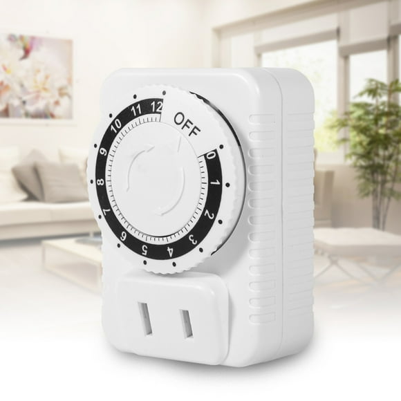 KSTE 1Pc 12 Hour Electrical Mechanical Time Wall Switch Digital Countdown Timer Socket Hot