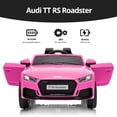 thumbnail image 5 of Licensed Audi 6V Electric Car for Kids, , Toddler Ride on Toy Car with Remote & Bluetooth,Hot Pink, 5 of 8